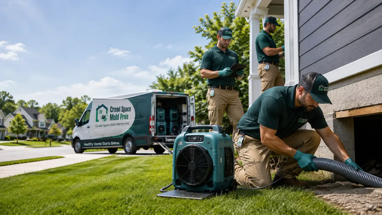 Crawl Space Mold Removal in Helmetta, NJ